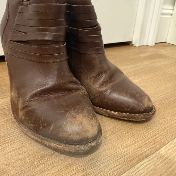 Loeffler Randall Leather Ankle Boots – Brown, Size 37 - Picture 3 of 5